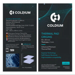 PAD TERMICO COLDIUM ORIGINS 50X50 X 2MM