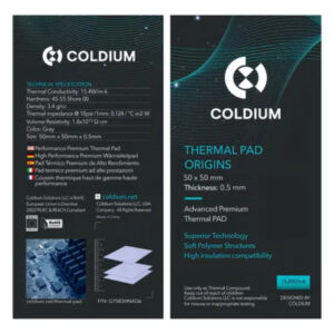 PAD TERMICO COLDIUM ORIGINS 50X50X 0.5MM