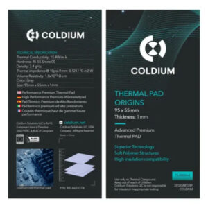 PAD TERMICO COLDIUM ORIGINS 95X55MM 1MM