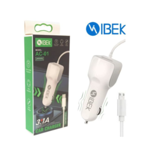 CARGADOR DE CELULAR PARA AUTO 12V V8 AC-01 12V IBEK