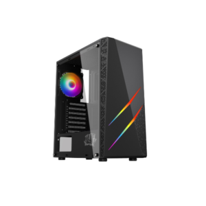 GABINETE RAPTOR BLAZE FORCE TG MID-TOWER RGB FAN X1