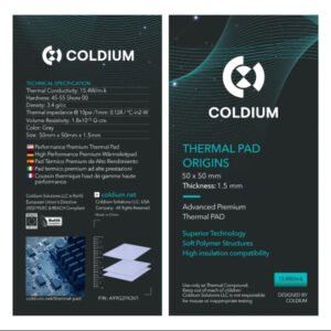 PAD TERMICO COLDIUM ORIGINS 50X50MM 1.5MM