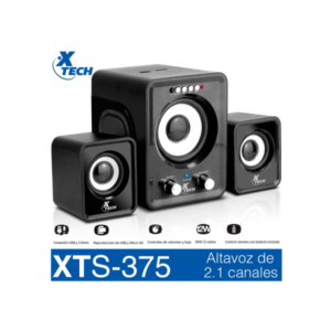 PARLANTES 2.1 XTECH XTS.375 BK