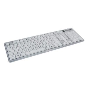 TECLADO ALUMINIO SATELLITE AK-818 USB SILVER