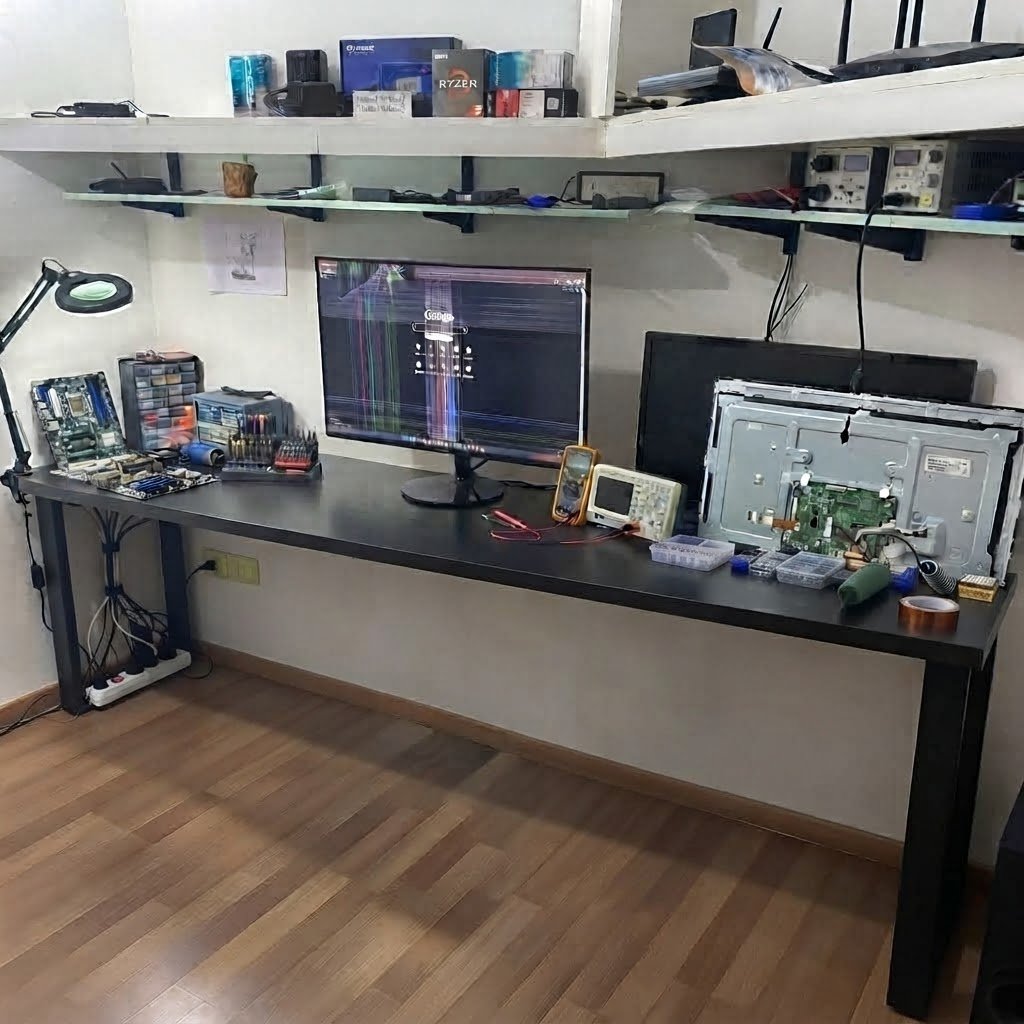 Arreglo de monitores